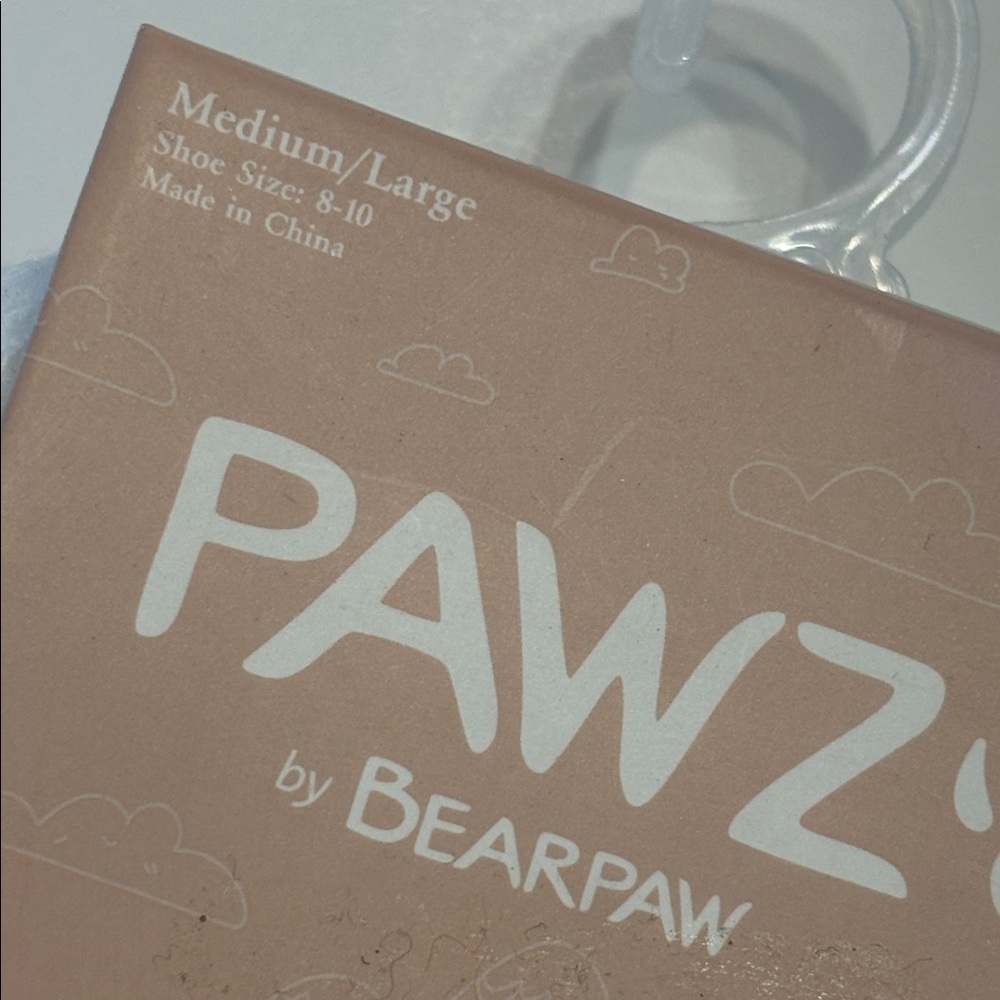 Pawz by Bearpaw Women's White Bootie Lounge Socks - Picture 3 of 10